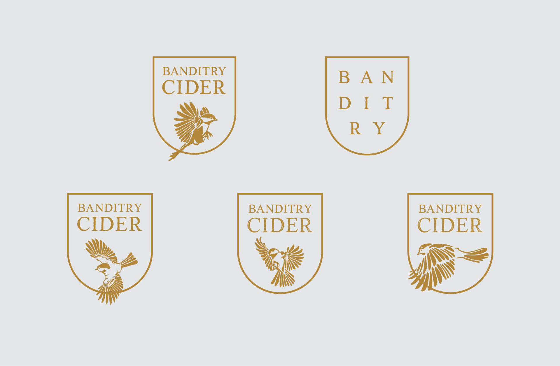 Banditry Cider logo lockups