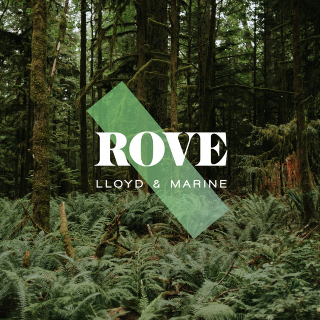 Rove North Vancouver Logo on picture of forest