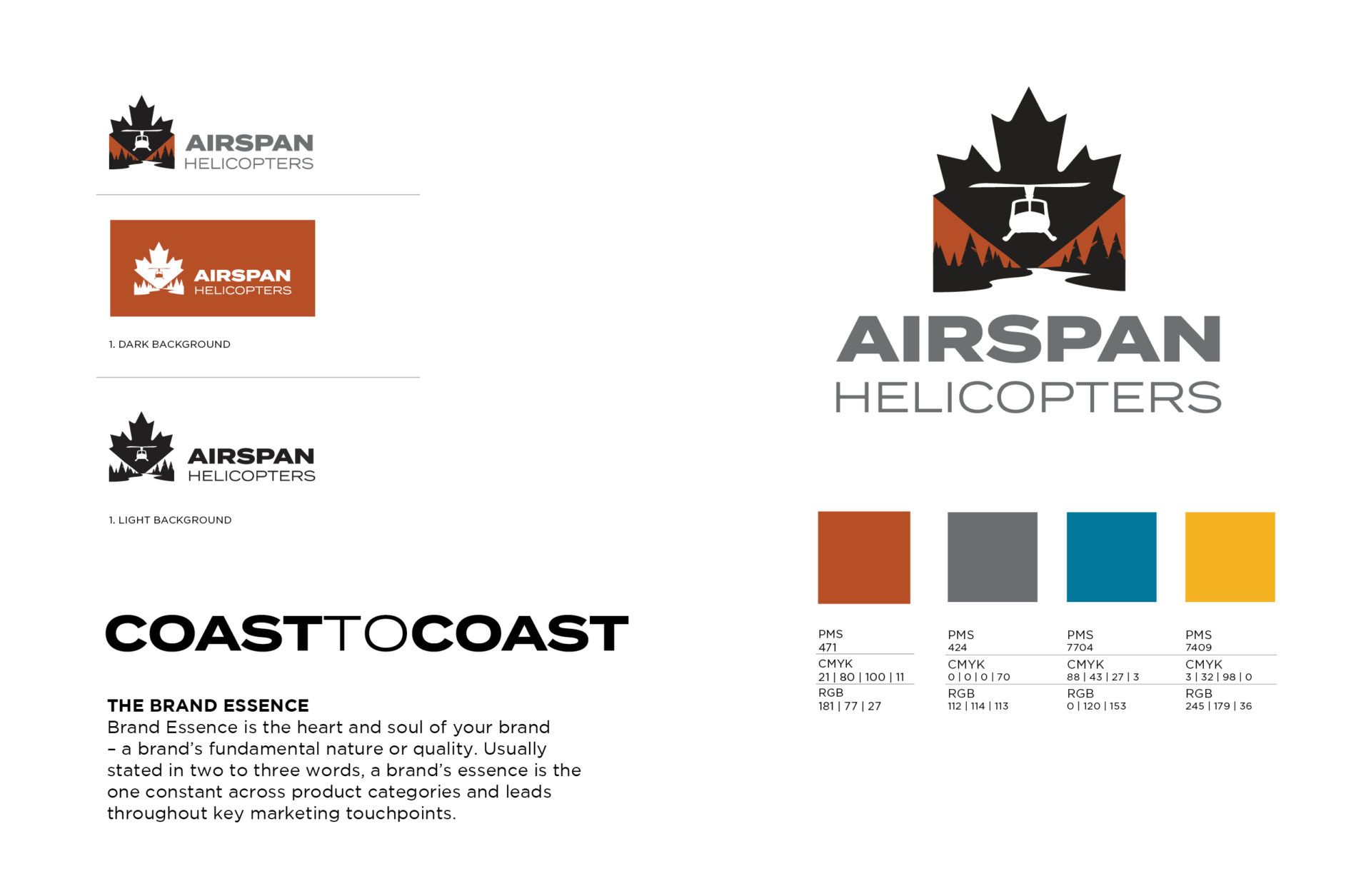 Airspan logo, colour palette and tagline