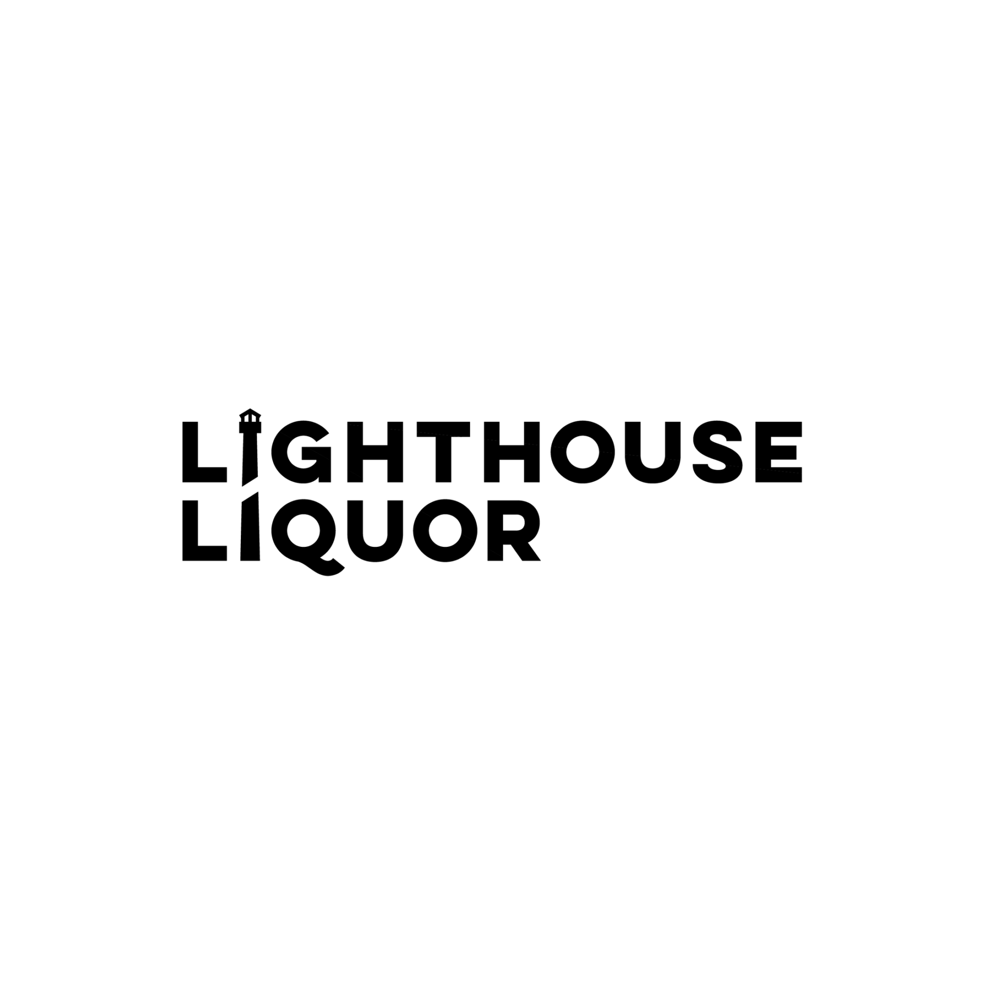 Lighthouse Liquor Logo Black
