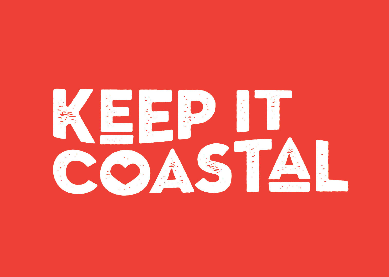 Custom branding for keep it coastal campaign