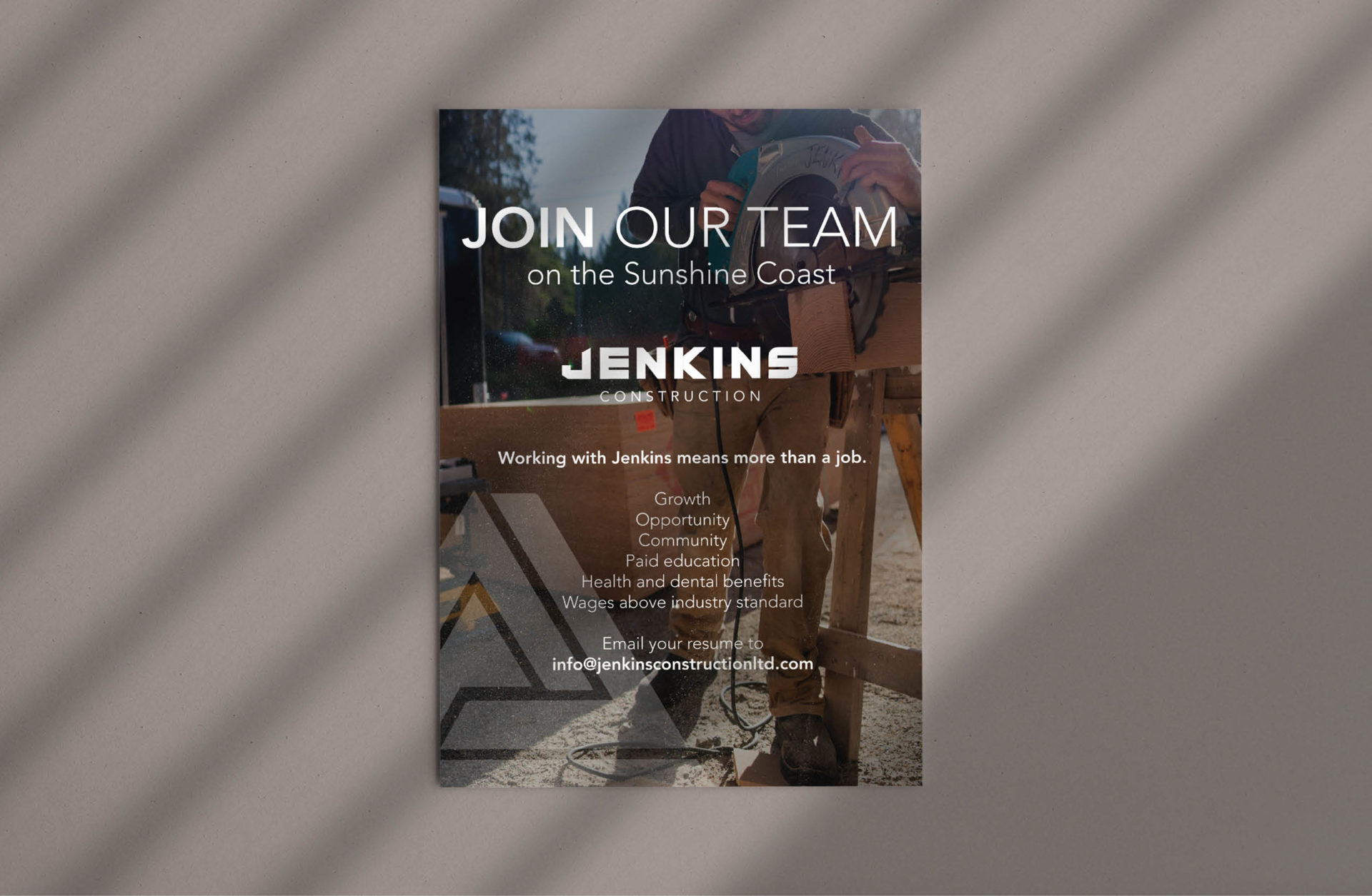 Jenkins Join Our Team Poster Mockup