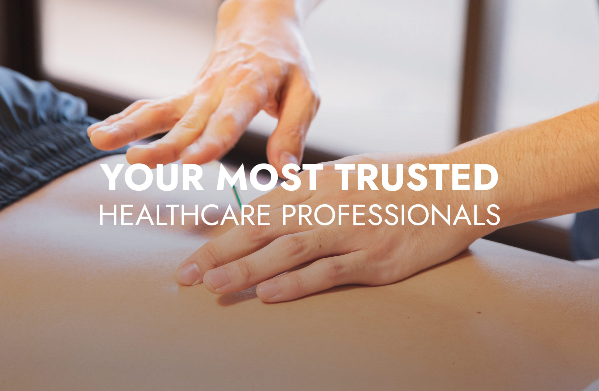 Your most trusted healthcare professionals text featured image for coast physiotherapy